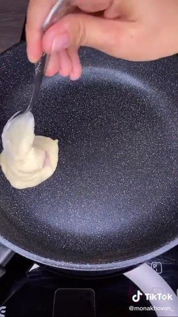 рецепт оладушек с сыром и ветчиной