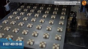 Печенье "Шахматка" на отсадочных машинах марки СУРА-СД и СУРА-СДУ от компании ПКО-СУРА