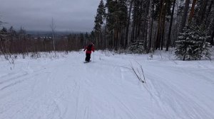 Завьялиха полный спуск с горы