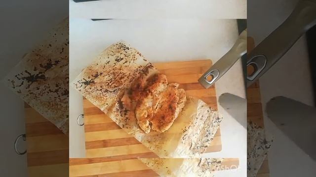 Куриная грудка в листах от магги, картошечка по деревенски