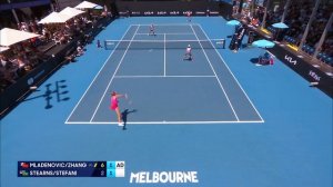 Zhang/Mladenovic v Stefani/Stearns Highlights | Australian Open 2025 Second Round