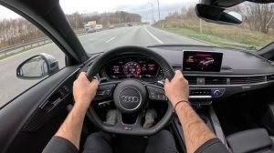 Audi RS4 Avant [V6 2.9 л. TFSI 450 л.с.] POV Test Drive