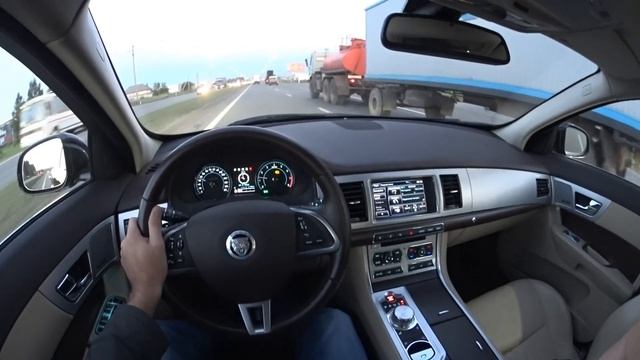 2015 Jaguar XF POV Test Drive