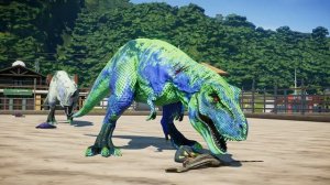 Dinosaurs Fighting Jurassic World Evolution - Indoraptor VS Proceratosaurus Fighting