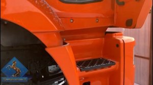 Седельный тягач Камаз-65225, переоборудован под односкатную ошиновку.