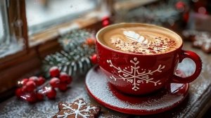 January Jazz ~ Happy Winter Coffee Music & Smooth Bossa Nova Piano for relax, work, study