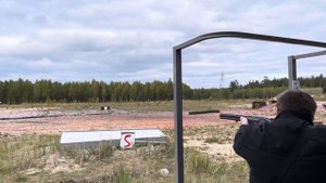 Стрельба по тарелочкам. Ружьё Kral Arms Tundra. 18.09.2021 (1)