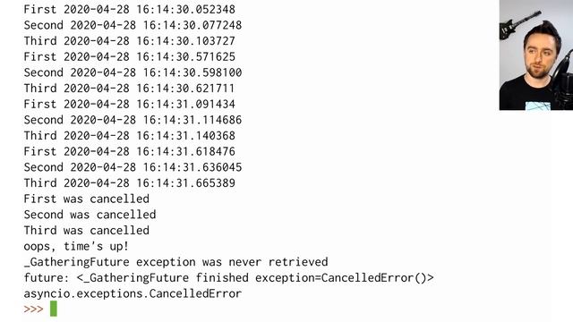 import asyncio： Learn Python's AsyncIO #3 - Using Coroutines смотреть онлайн