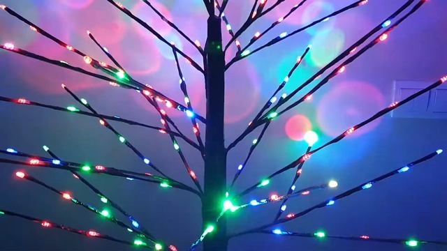 Світлодіодне Дерево коричневе 1.5м 220LED мульти смотреть онлайн