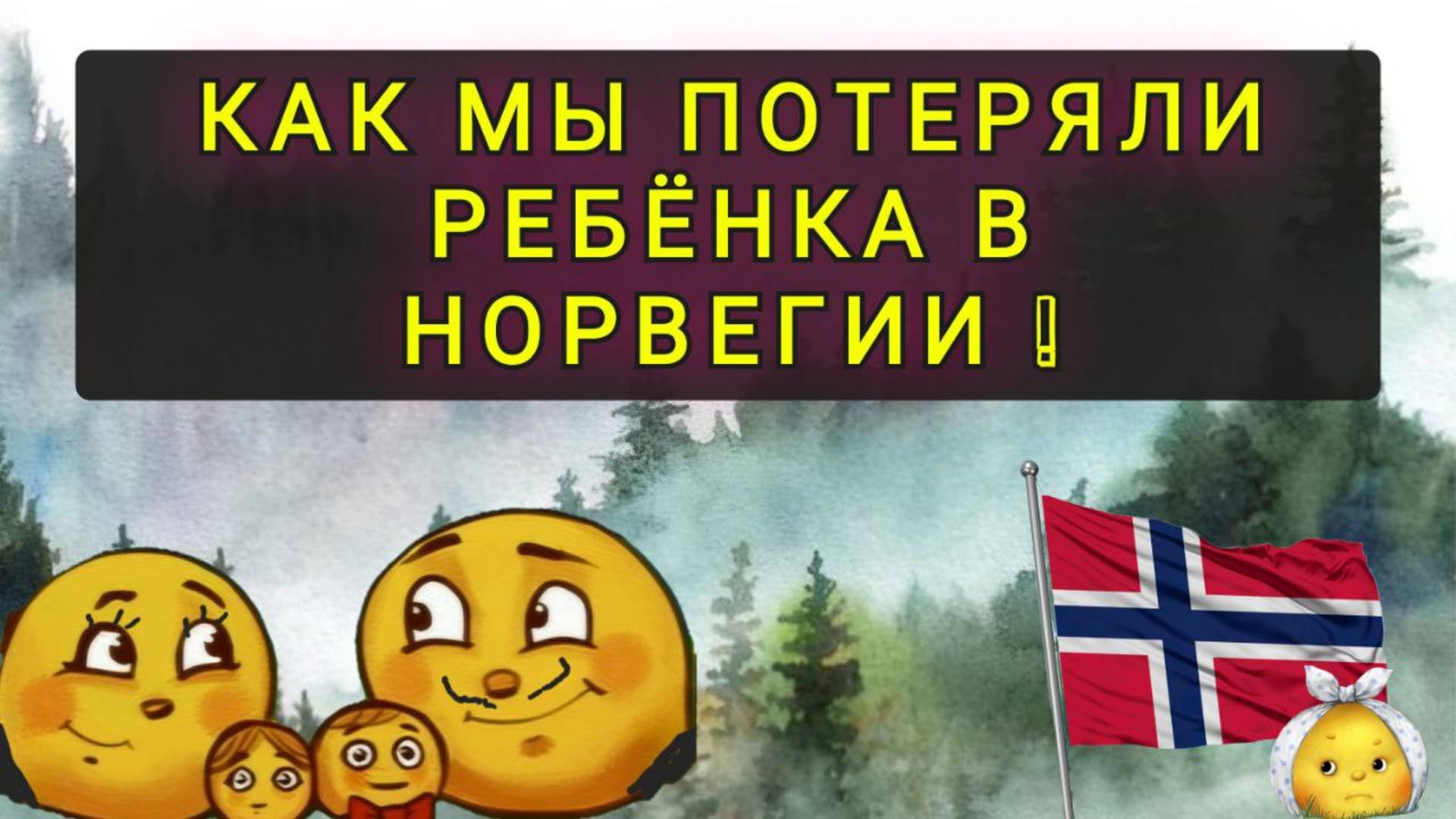 КАК МЫ ПОТЕРЯЛИ РЕБЕНКА В НОРВЕГИИ  !!