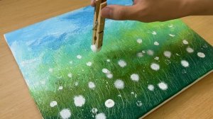 Живопись Полевыми Цветами На Лугу