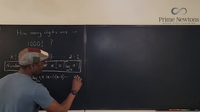 Number of digits of n! смотреть онлайн