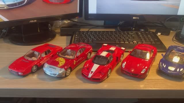 Обзор моделей Ferrari от Bburago в масштабе 1/24