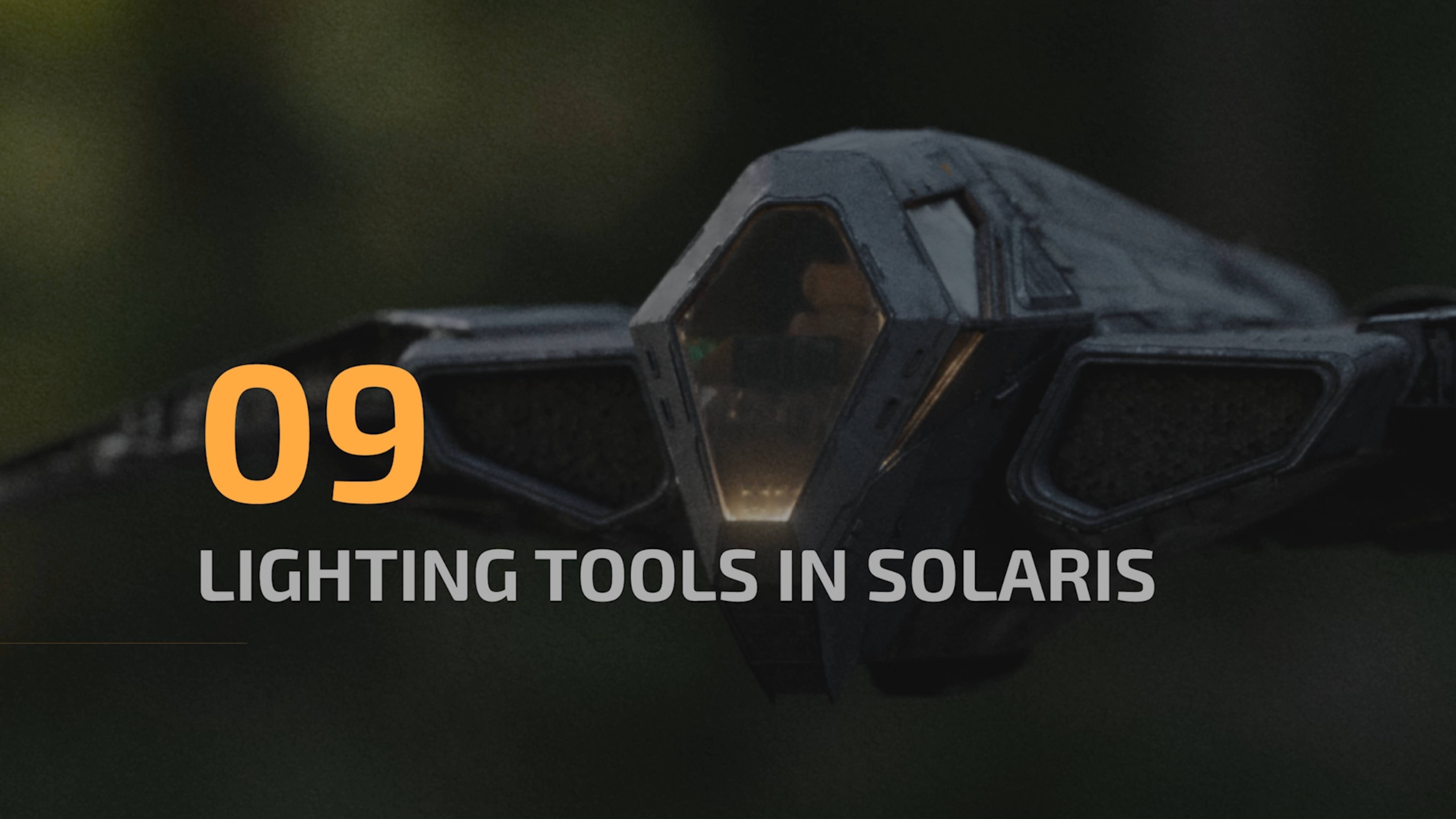 week 01 - 09 lighting tools in solaris - Cinematic Lighting in Houdini