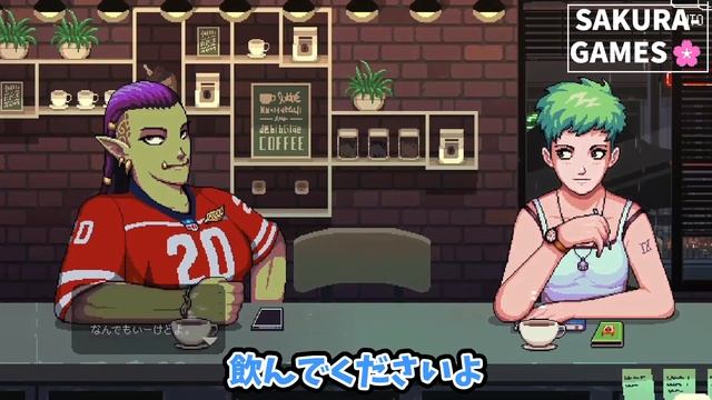 【カフェ】バリスタのところで宇宙人ニールが1日限定のおしごと体験【Coffee Talk】 смотреть онлайн