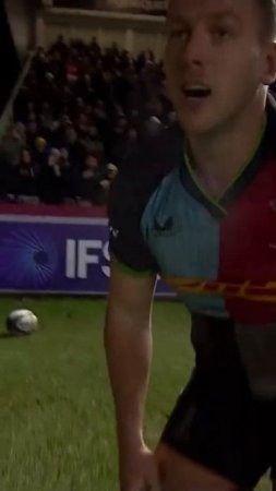 Alex Dombrandt gets his hat-trick for Harlequins