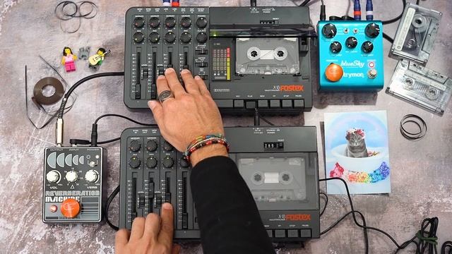 TAPE ORCHESTRA // CASSETTE LOOPS || Drone #6 [DbA Reverberation Machine | Strymon BlueSky]