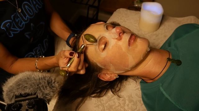 АСМР Уход за кожей лица, массаж и расчесывание - relaxing facial #asmr #asmrtingles смотреть онлайн