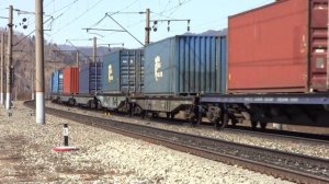 ЭЛЕКТРОВОЗ ВЛ85 001 С грузовым поездом Вос  Сиб  жд