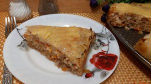 Запеканка капустная с фаршем