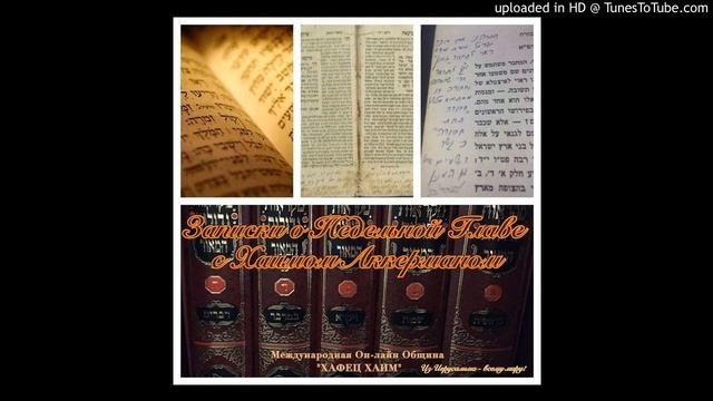 Записки о недельной главе Ки Теце часть#1 смотреть онлайн