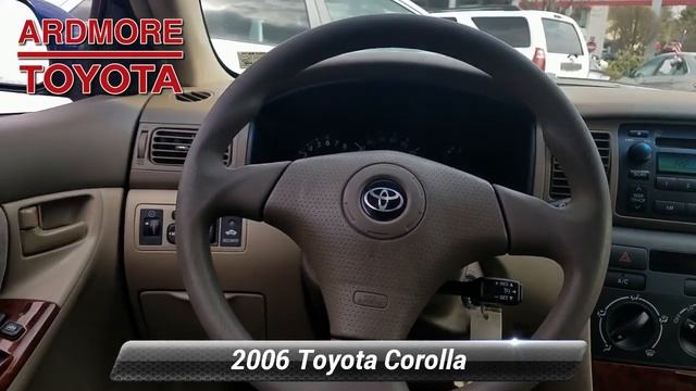 Used 2006 Toyota Corolla LE, Ardmore, PA 1909621 смотреть онлайн