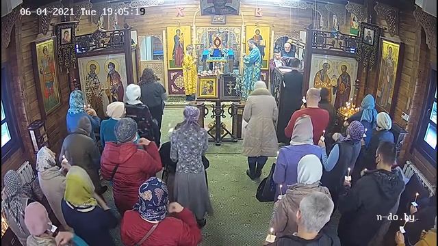 Прямой эфир | Всенощное бдение в храме Николая Японского | 06.04.2021 г. в 18.00
