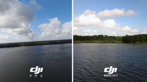 DJI FPV vs Mavic Air 2, SPEED RACE (Sport Mode)