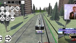 Работаем по маршруту номер 20 в игре микро троллейбусный симулятор .