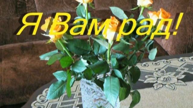 Я Вам рад! I am glad to you! смотреть онлайн