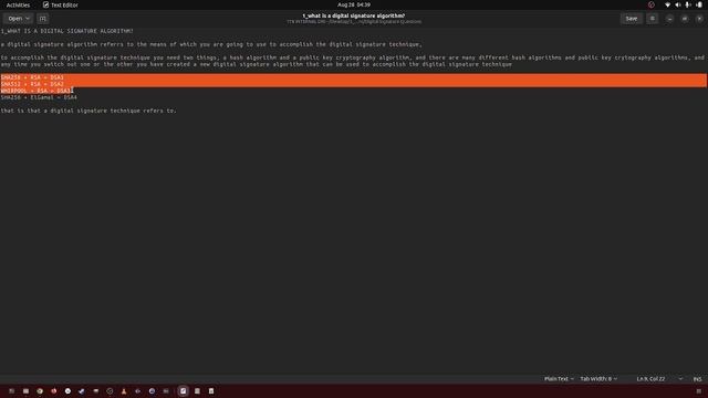 178 What is a digital signature algorithm? смотреть онлайн