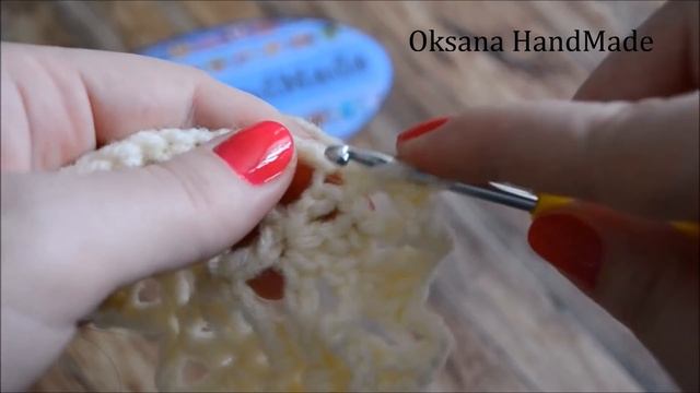 Красивый рельефный  узор для шали и бактуса  крючком. Crochet shawl pattern