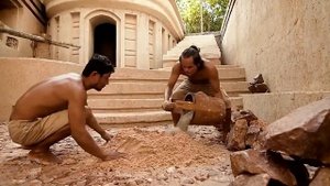 100 дней строительства современной подземной хижины с травяной крышей и бассейном