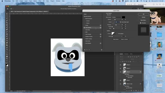 5 Adding Bonus Lighting Gradients and Effects Using Layer Styles on Vector Shapes in Photoshop ADO смотреть онлайн