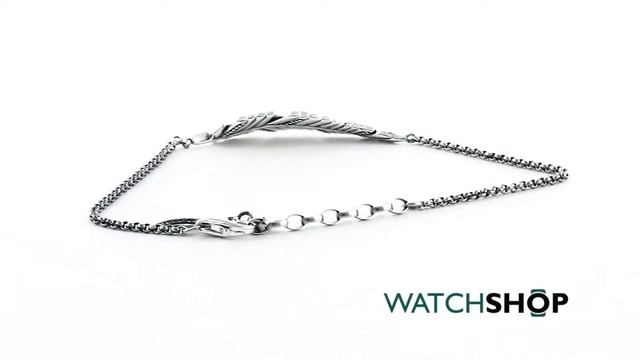 Ladies Thomas Sabo Sterling Silver Glam & Soul Feather Bracelet (A1749-340-7-L19V) смотреть онлайн