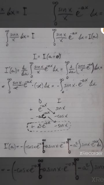 Integral of sin(x)/x from 0 to infinity solved with Feynman's Technique смотреть онлайн