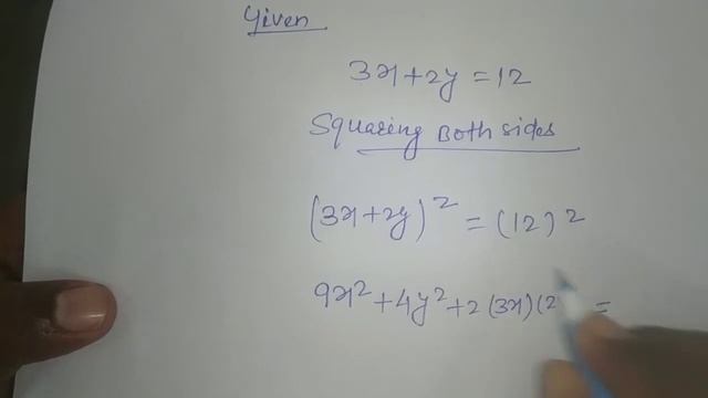Compute the value of 9x^2+4y^2,if xy=6 and 3x+2y=12||Class 9th|CBSE|Polynomial|@solutionbyavinash51 смотреть онлайн