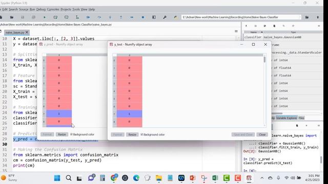 Classification: Naive Bayes Classifier 04: Implementation using Python