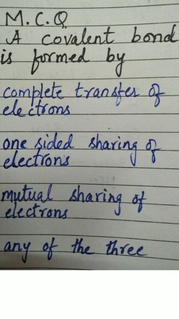 M. C. Q || Covalent bonding || Carbon and its compounds || Class 10 Chemistry #shorts #short #carbo смотреть онлайн
