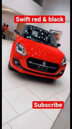 Maruti Suzuki Swift Red & black 2023