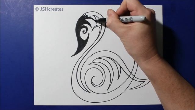 Abstract Swan Logo Design / JSHcreates смотреть онлайн