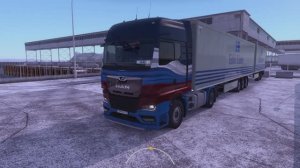 Euro Truck Simulator 2.Покатушки зимой №4.