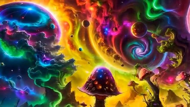 Psychedelic Trance - Space Visualization -Hallucinations Mix 2025