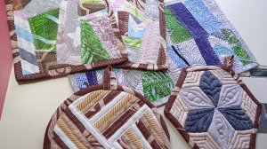 Утилизация лоскутков, стëжка, обзор готовых изделий