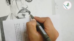 Johnny Depp Drawing (using pencil and micron for different faces)