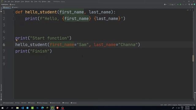 Python parameter and argument speak Khmer part 24