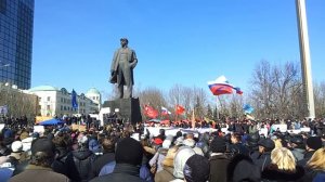 Донецк площадь Ленина 08.03.2014
