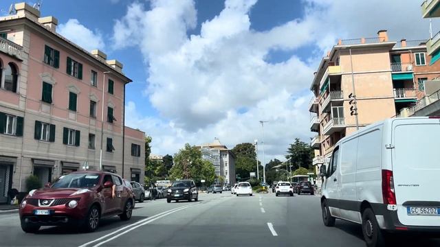 Driving Italy Genoa in 4k - from Nervi to Downtown GOA - Italy Travel Video смотреть онлайн