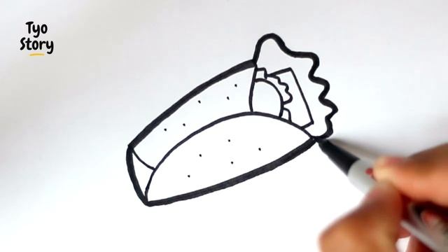 #298 How to Draw a Kebab - Easy Drawing Tutorial смотреть онлайн