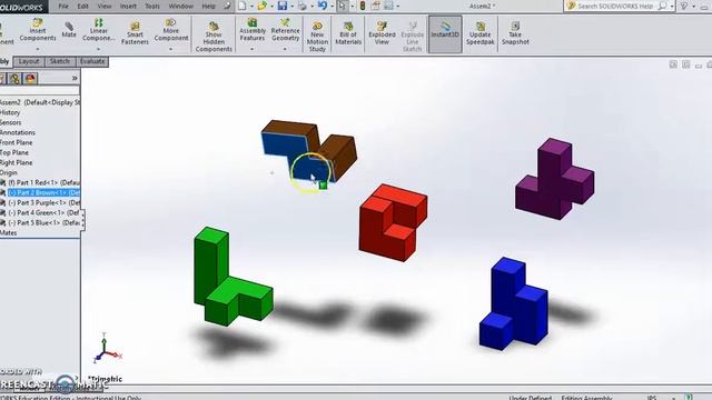 TD1 Puzzle Cube Assembly Demo смотреть онлайн